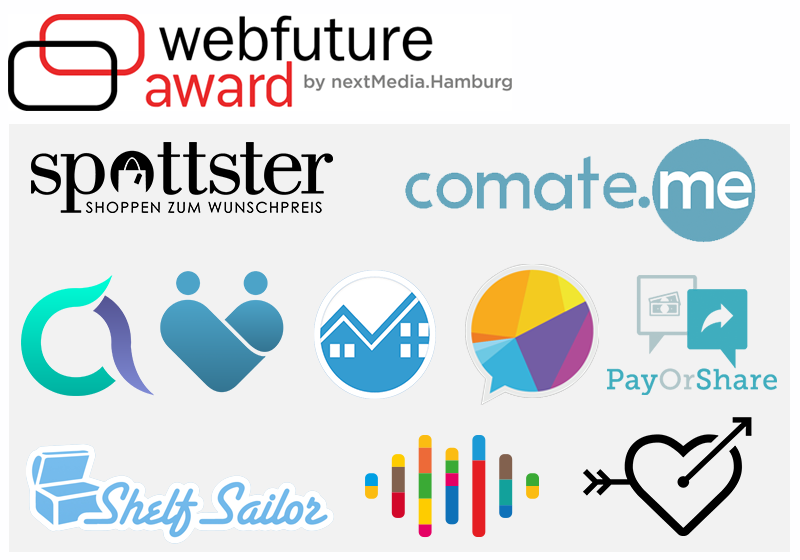 NextMediaHH's tweet photo. Die 10 Finalisten des #WebfutureAwards 2015 stehen fest! Wer das Rennen machte, steht hier   http://t.co/A57Dc77pvO http://t.co/mX8iOLVpA1