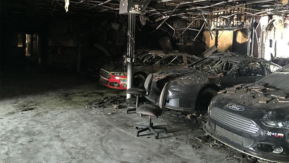 NASCAR's tweet image. After a shop fire, @LeavineFamily95 will move its operations to @Team_Penske: nas.cr/1Ixwg4b