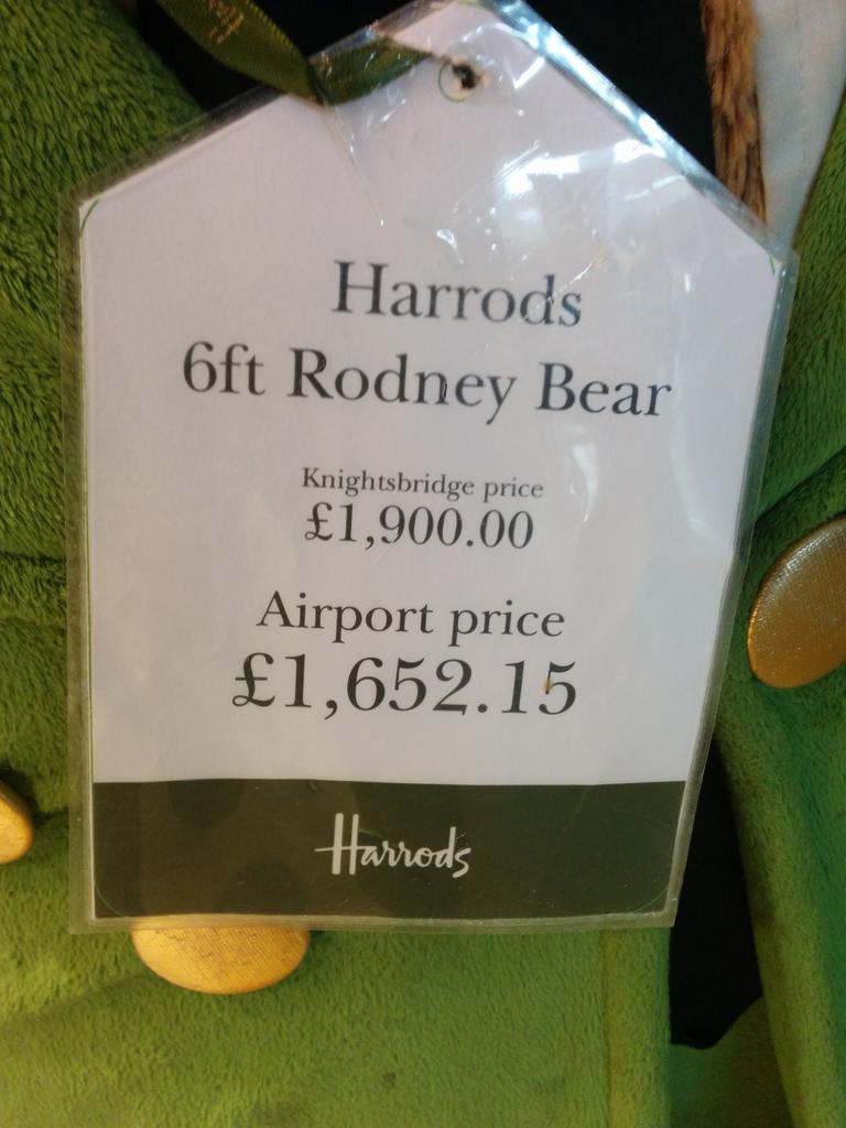 harrods giant teddy bear