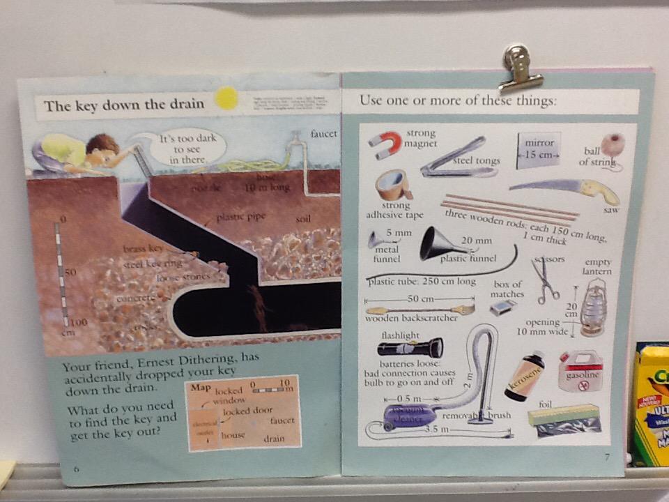 ianjohnsonclass's tweet photo. Key Down the Drain Challenge #sjptweets http://t.co/51B619JTKi