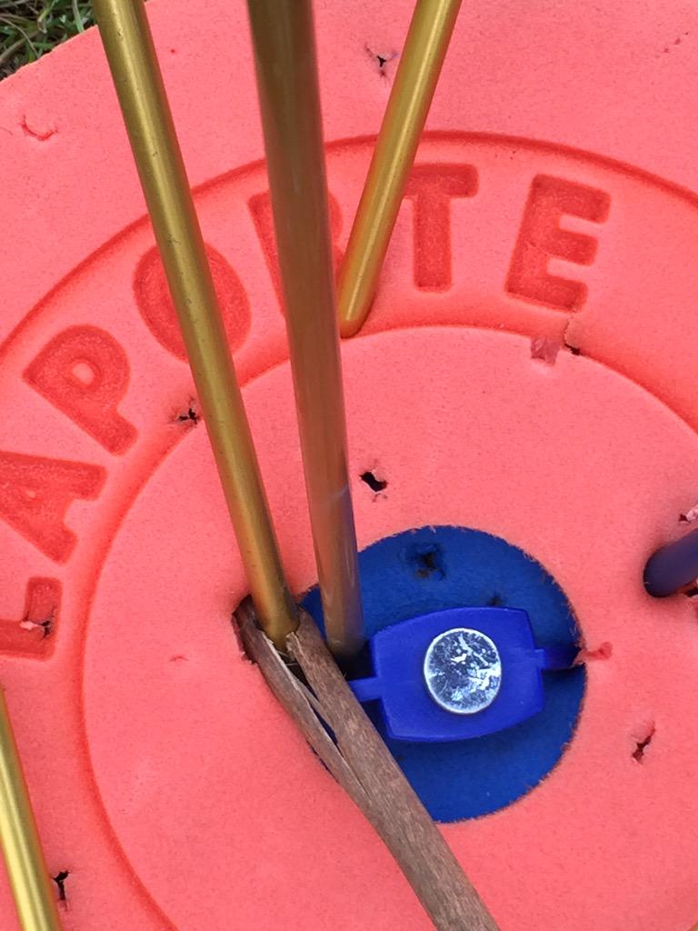 GreyGooseArcher's tweet photo. Not quite a @nockoffarchery moment.. More of a pile off..! #archerygolf http://t.co/n7wxyQplB5