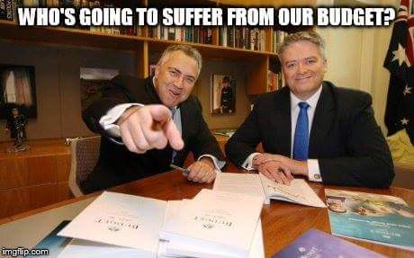 TwbSthALP's tweet photo. You do and you do and you and you and you #budget2015 http://t.co/kdq9oxgU7R
