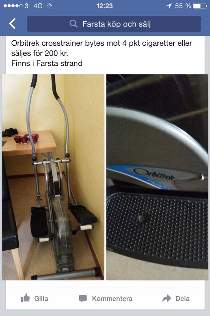 Farsta köp och sälj-gruppen på FB levererar varje dag.