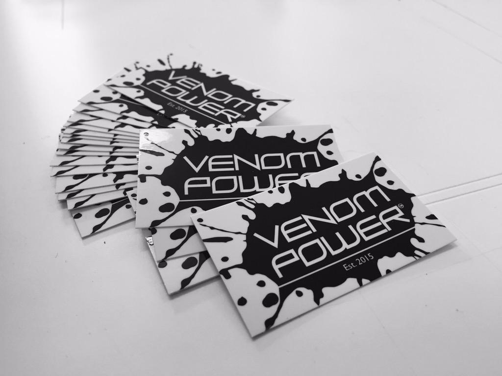 PrintStrawberry's tweet photo. Clothing swing tags for venom power! http://t.co/GN00hvxnFz