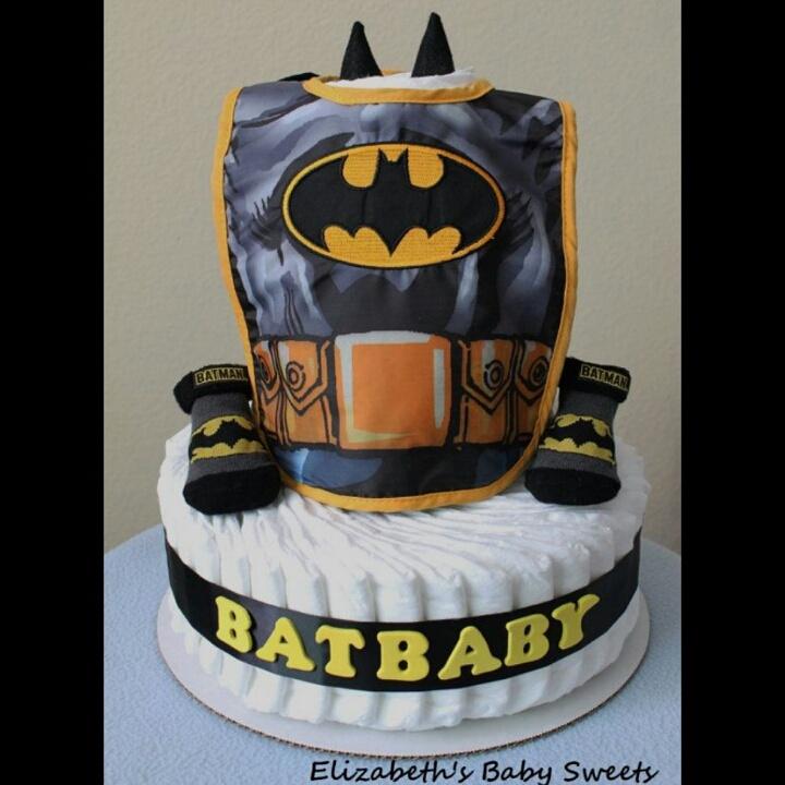 batman diaper cake