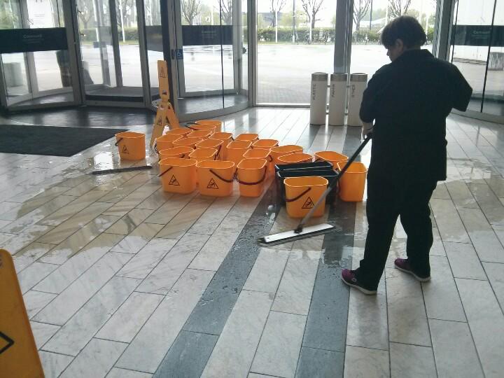 Its raining inside #ecca2015! Guess we really need #adaptation