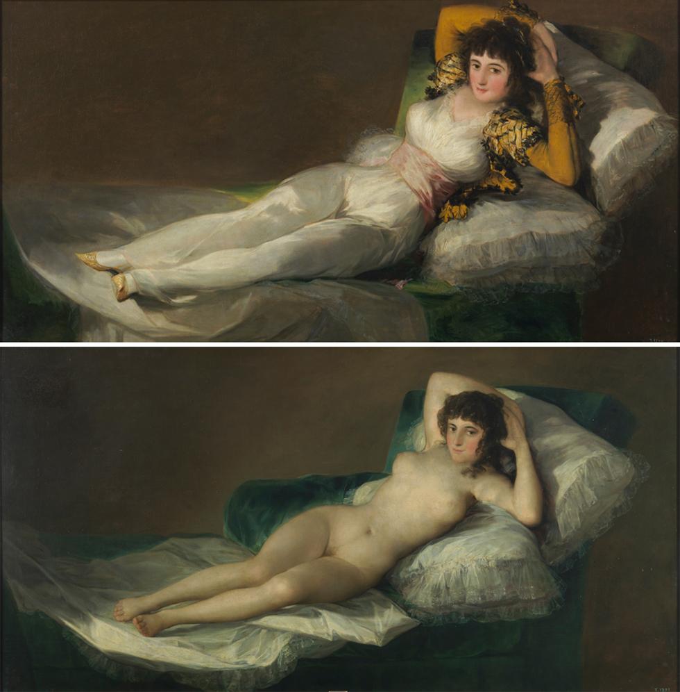 museodelprado's tweet photo. La amante de #Godoy pudo inspirar a #Goya en sus Majas, encargadas por el propio ministro para su colección privada http://t.co/A47z8smHhS
