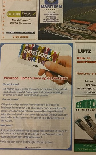 PrSamenDoen's tweet photo. Positoos staat op de Lentefair in Sint-Annaland! Kom ons op 15 of 16 mei bezoeken bij onze stand. http://t.co/A5odXjAnCM
