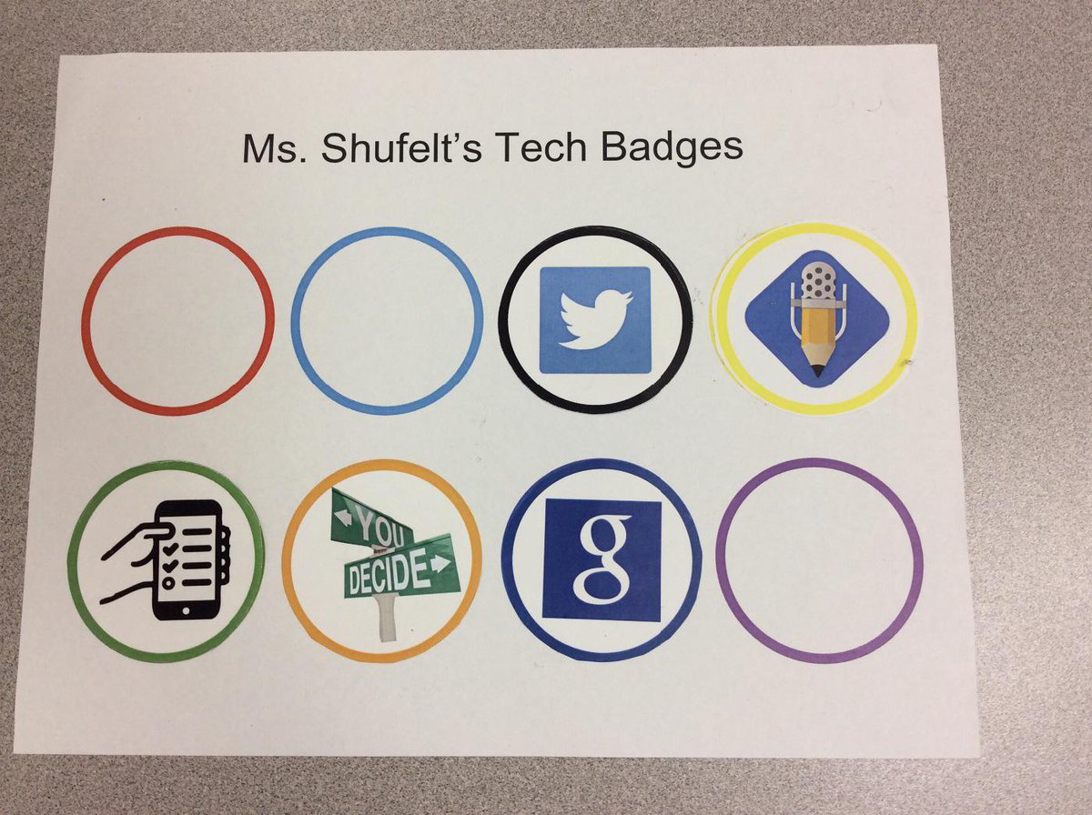 Mrs_KShufelt's tweet photo. Thanks, @guntk! #a1techbadges http://t.co/4Cj9HLquW6