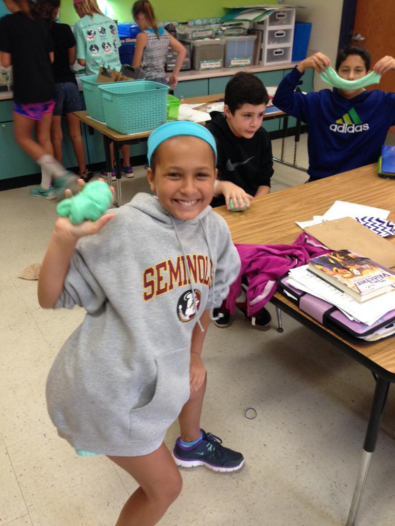 Having a blast in our last day of math class making gak! Customary conversions coupled with chemical reactions.