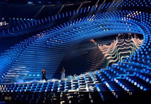 Wow, what a set! #eurovision #songfestival #Vienna