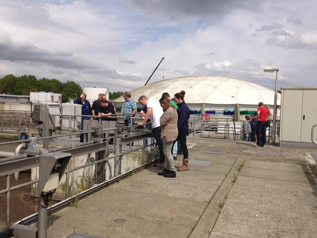 OCPTop's tweet image. Excursie op de Rwzi Emmen met Wateropleidingen Utaz Zwolle groep