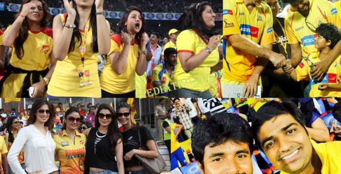 MediaTimez's tweet photo. Sivakarthikeyan encouraging CSK  in IPL!!!>>>http://t.co/QIXr7M6uz0 #CSK #sivakarthikeyan @Siva_Kartikeyan http://t.co/dzpLYdR7BH