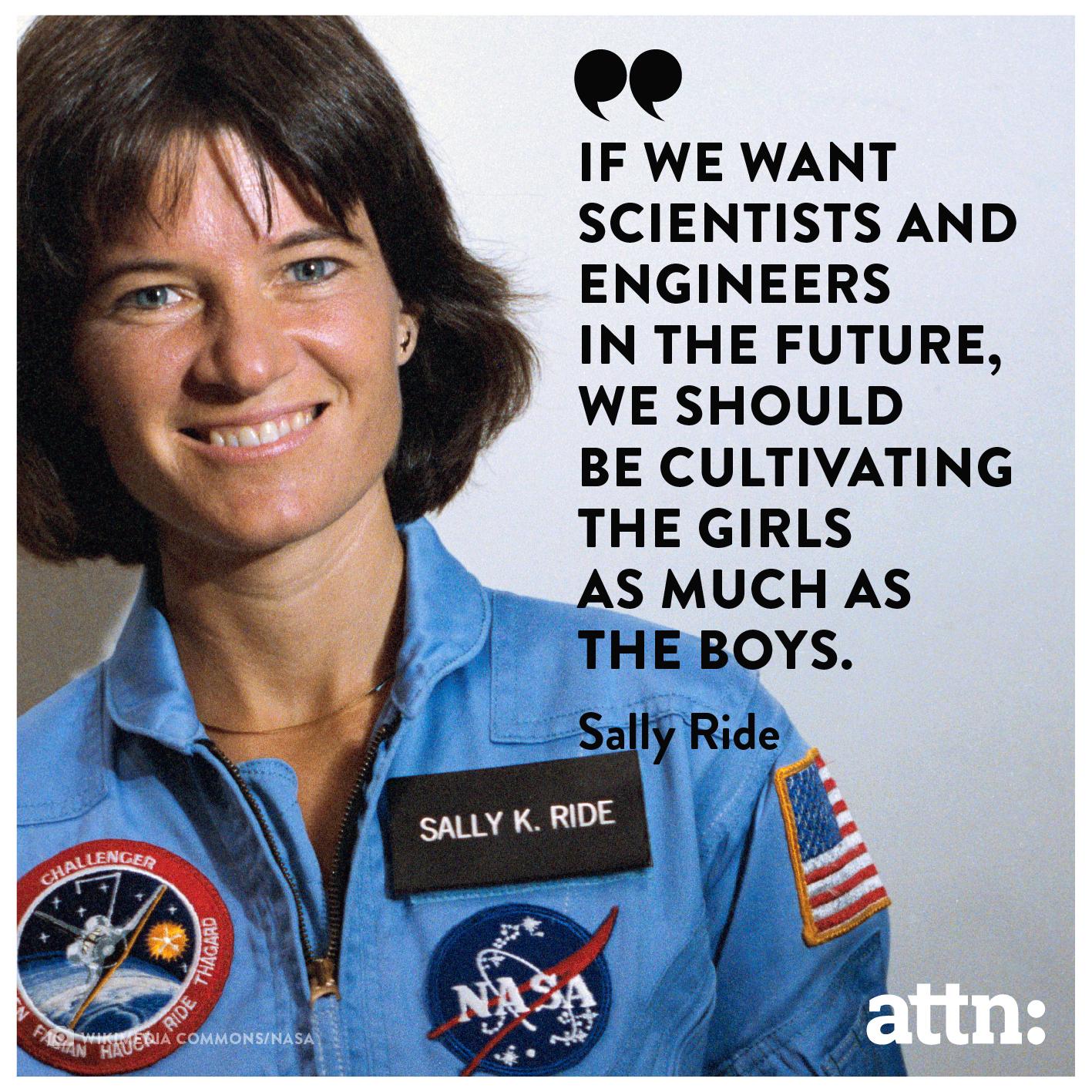 Happy birthday to Sally Ride! A pioneer who hits it right on the head. 
