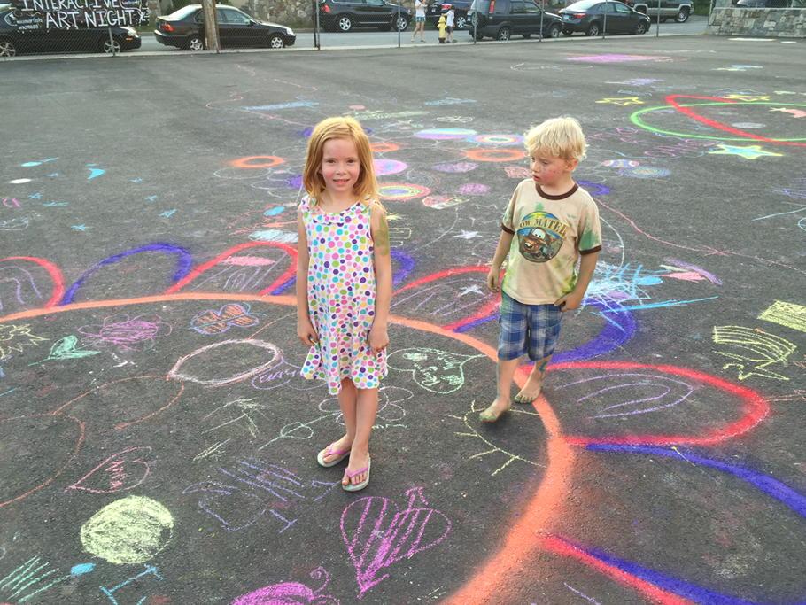 megetha's tweet photo. #ktm100 Hooray for interactive art night! http://t.co/BcqdeN0Mb2