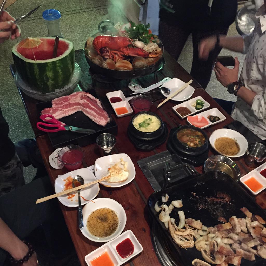 xoo426's tweet photo. Some recent eats #DimSum #hotpot #koreanbbq #potatonoodles http://t.co/swjWylb9dJ