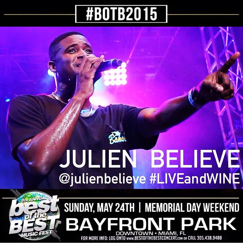 JulienBelieve's tweet photo. Had a great time representing #Bahamas #BOTB2015 in #Miami. always time to #LIVEandWINE moving #242forward http://t.co/IMcdeeiQig