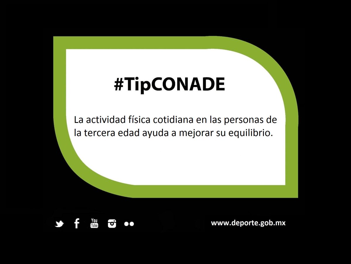 conadeoficial's tweet photo. #TipCONADE La actividad física cotidiana en las personas de la tercera edad... http://t.co/FgxT9Vh4eO