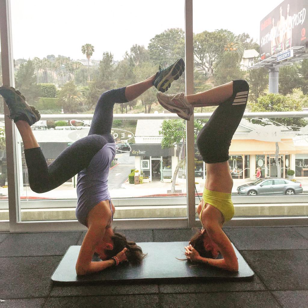 melaniemarden's tweet photo. #friends that do #yoga together stay fit #love #fitness #toneittuesday @sitara_hewitt #instafit π #MelanieMagic http://t.co/IwjhvWYllp