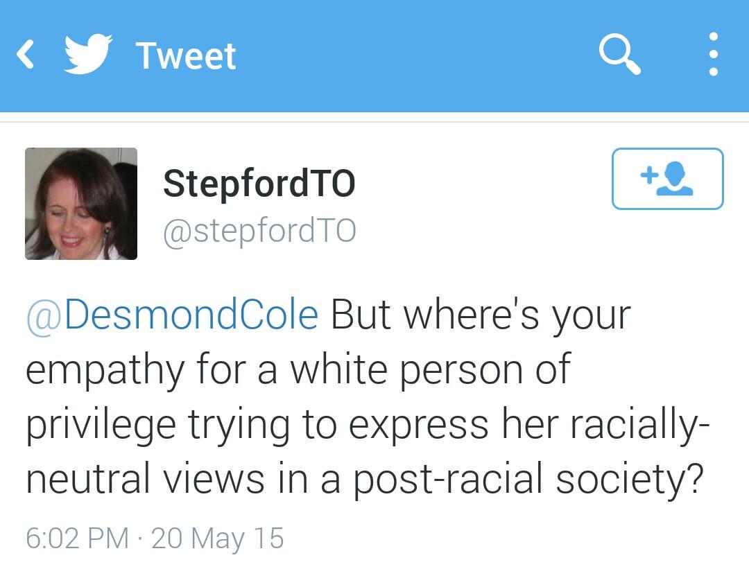 AkioMaroon's tweet image. #Failoftheweek came early &amp;amp; as a targeted attack on @DesmondCole 
I totally LOL but mostly I regurgitated lunch
