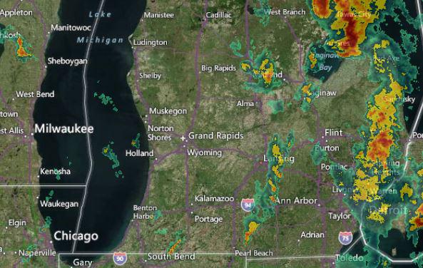 WOODRADIO's tweet photo. #OperationStormWatch: Severe Thunderstorm Watch canceled early for all of West Michigan: http://t.co/mC0wHu53UV http://t.co/Jilw5RY8X6