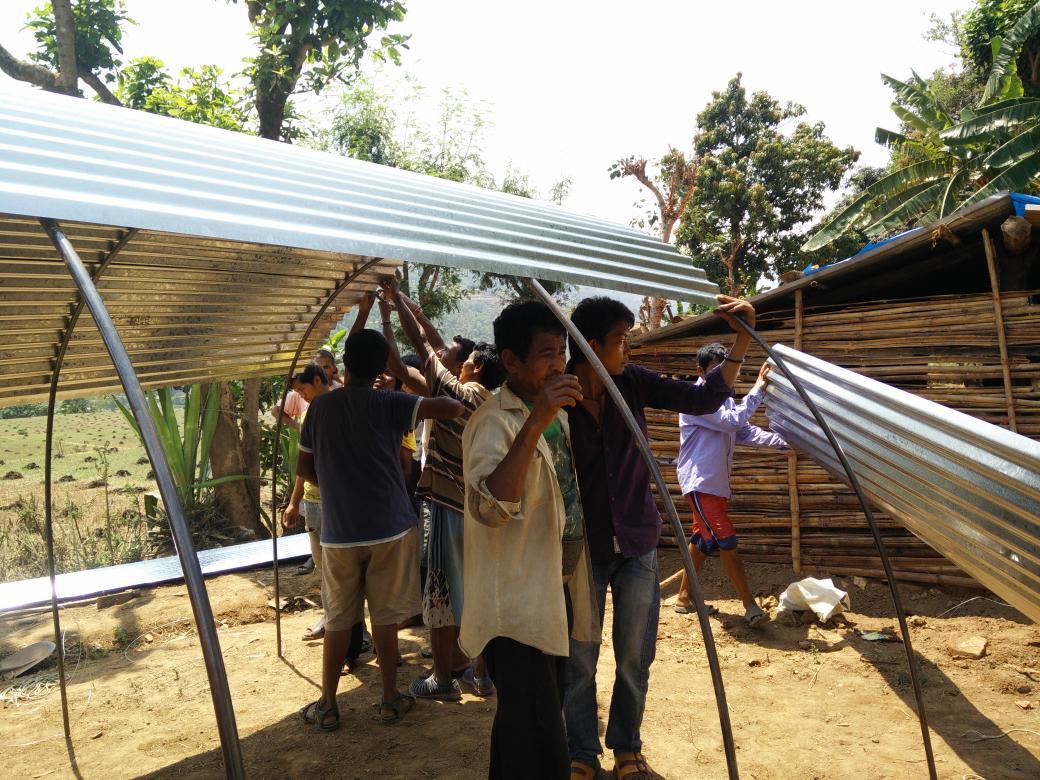 hhinnepal's tweet photo. @Burblingcreek yes sir we have made 134 houses for the majhigaon community in bhimtar, Sindhupalchowk. http://t.co/2vhjJf480g