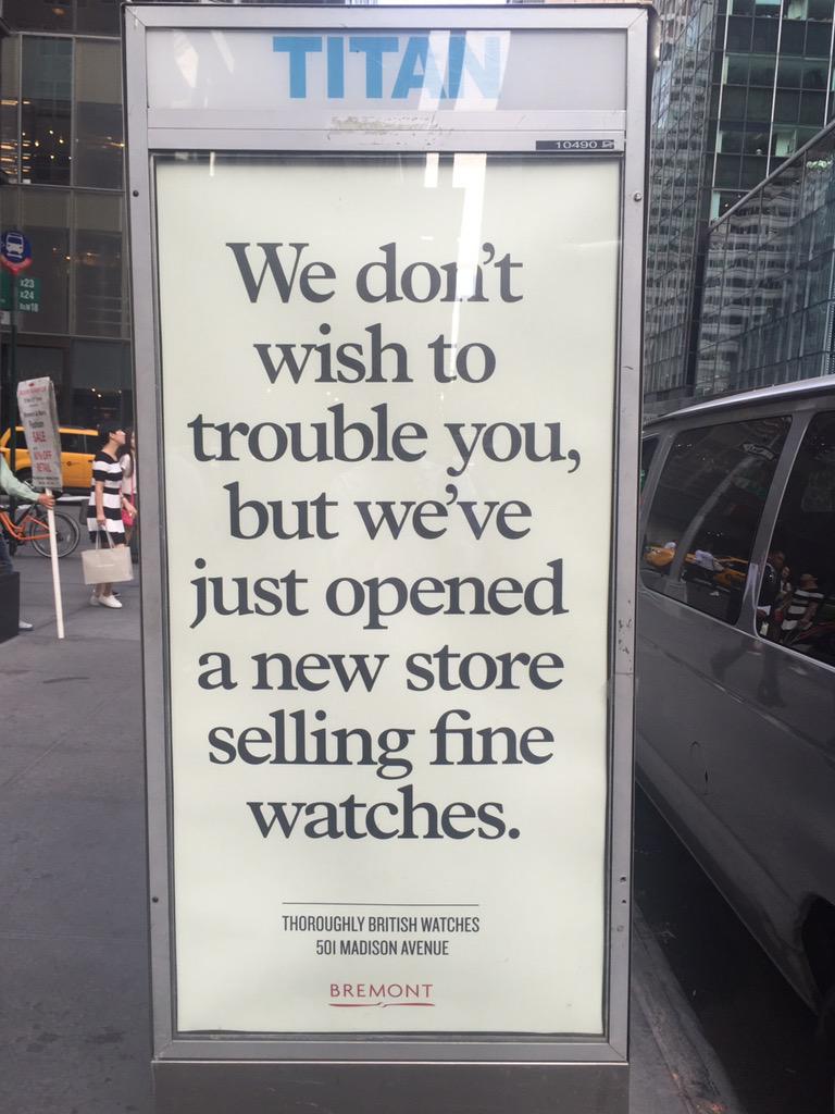 This made me laugh... it does stand out in a city that shouts