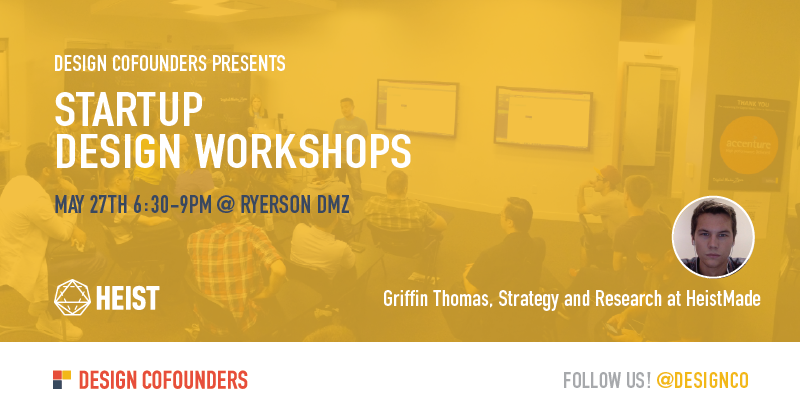 griffinthomson's tweet photo. Hope to see y'all there MT “@designco: Startup Design Workshops on research w/ @fieldguideapp http://t.co/Y9Dc1RDTCy http://t.co/1vNK4UyCKe”