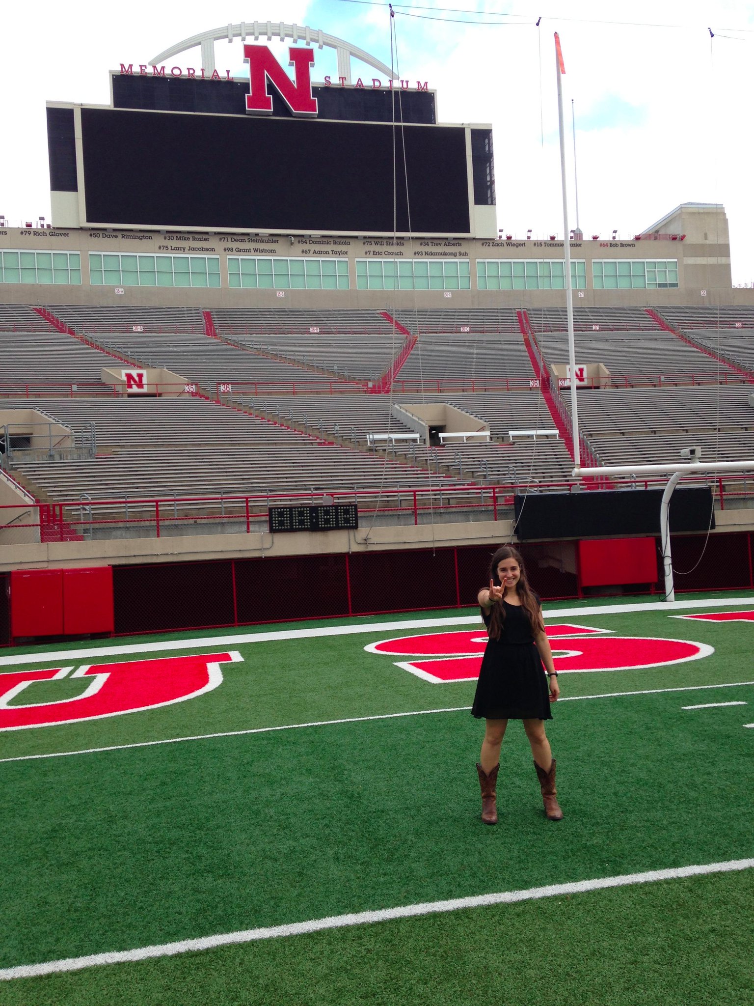 Jori Epstein on Twitter "Nebraska football The biggest Jumbotron in