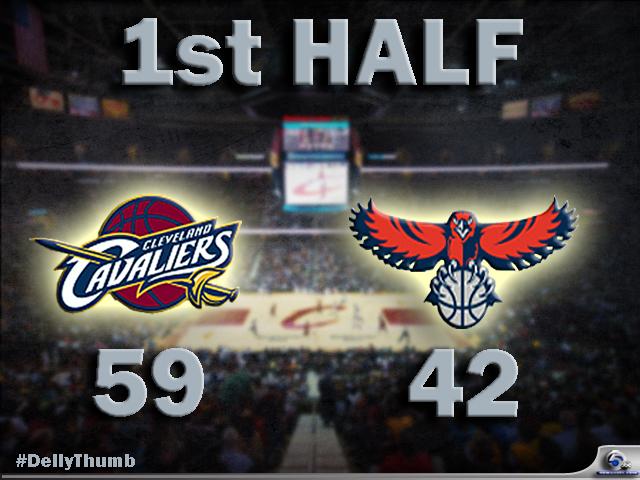 Cavs lead Hawks 59-42: 1st Half Recap on.wews.com/1KmkmJl |