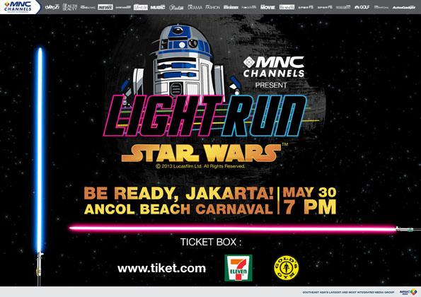 Pakai kostum #StarWars kamu ke #MNCChannelsLightRun menangkan kontes kostum Star Wars terkeren! Banyak hadiah menanti