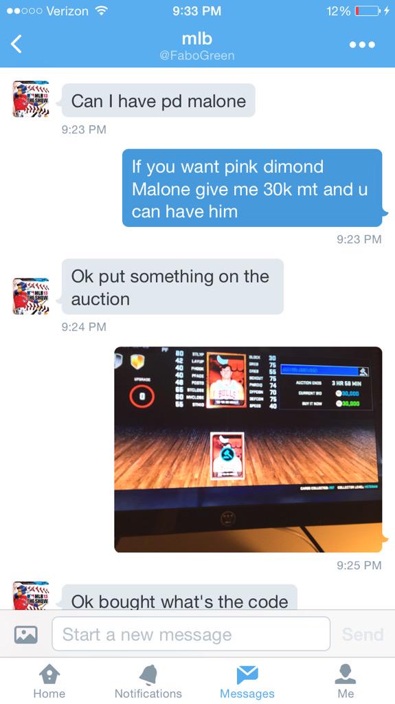 freemt4678's tweet photo. Just had a good deal with my friend @FaboGreen he got a pink dimond Malone! Anyone interested feel free to dm! http://t.co/zgDKDoZfMO