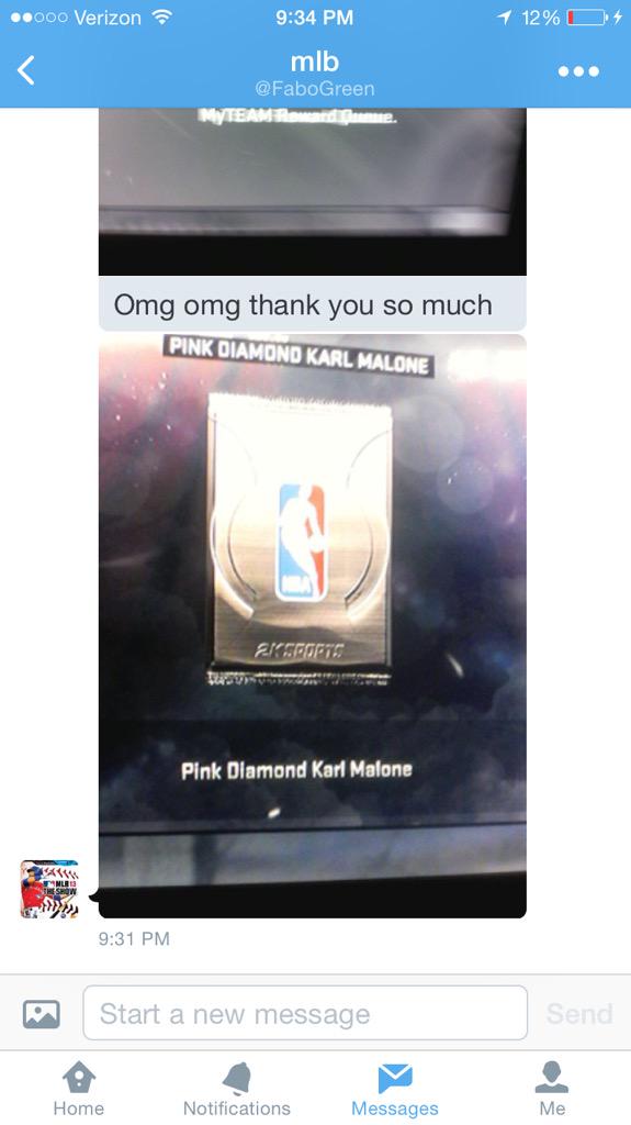 freemt4678's tweet photo. Just had a good deal with my friend @FaboGreen he got a pink dimond Malone! Anyone interested feel free to dm! http://t.co/zgDKDoZfMO