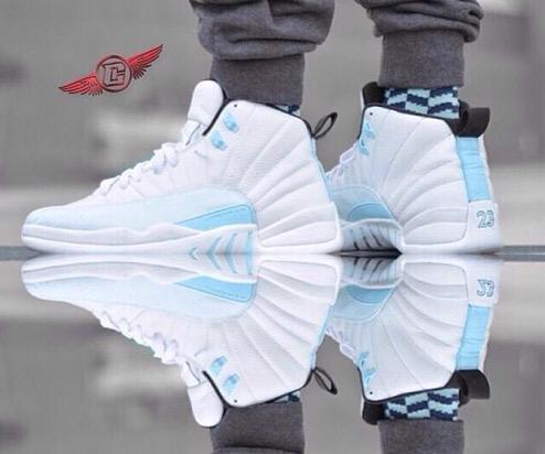 KickShouts's tweet image. Legend Blue custom 12's