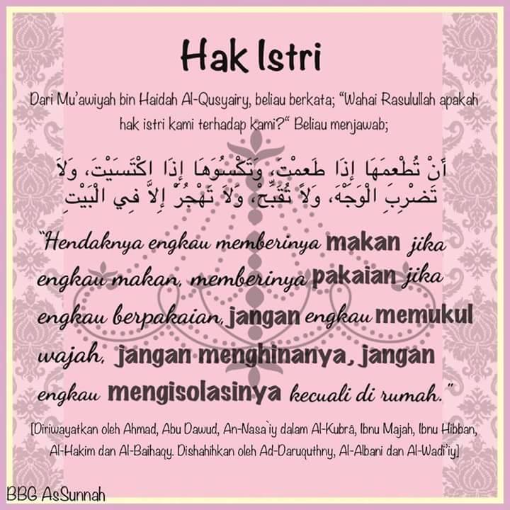 Komunitas Ibu Hamil Pa Twitter Hak Istri Terhadap Suami Http T Co O3en56z1ja Twitter