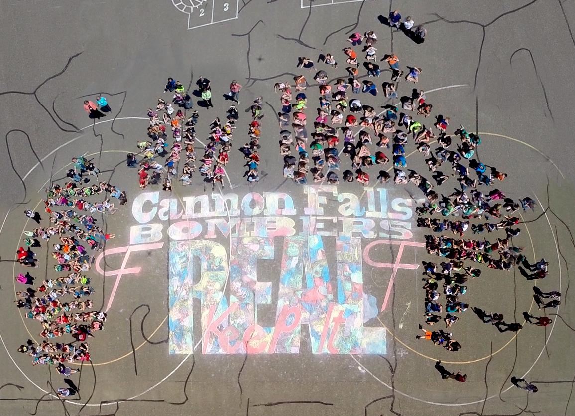 MattAddington's tweet photo. Our 65’ #CFElem school playground mural. #drone #ElemArt #precrash http://t.co/eVk7K1JJQE