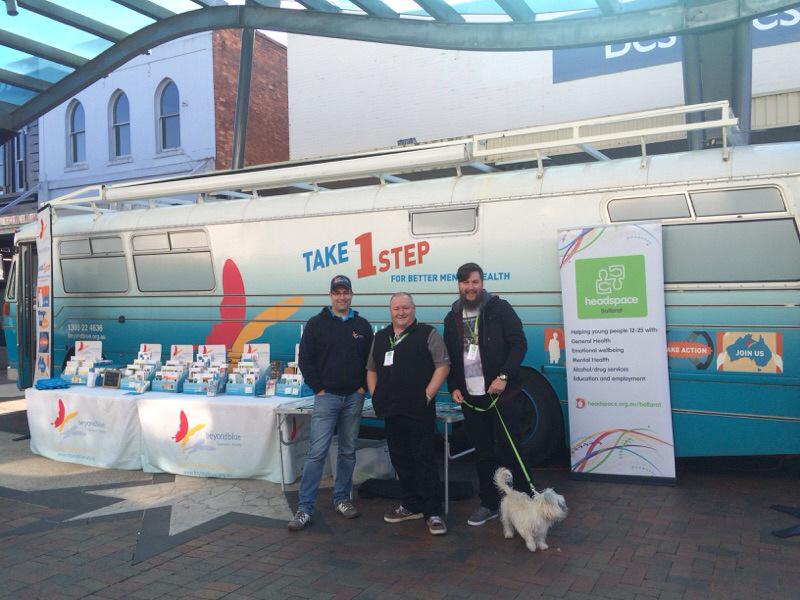 Hey #Ballarat we're at Bridge Mall with <a href="/headspace_aus/">headspace</a> until 4pm today. Come &amp; make your mental health pledge!