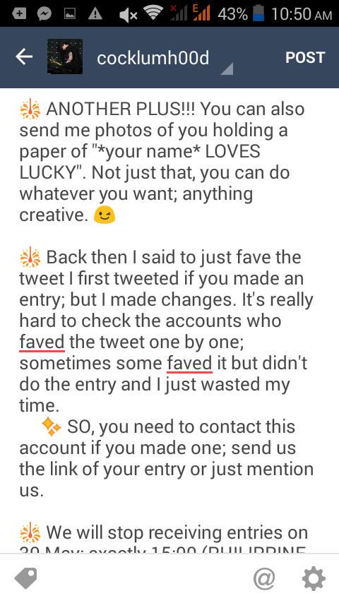 doitforlucky's tweet photo. ANNOUNCEMENT!! #PROJECTLUCKY http://t.co/fJBeto2BSs