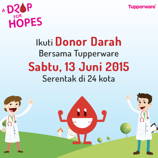 Kami dan tupperware cilegon mengadakan donor darah...