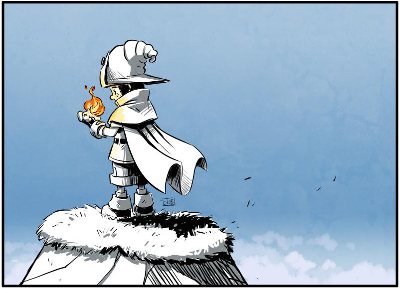 D__Gee's tweet photo. Need a light? No problem. #widdaw #wizards #fantasy #webcomic #sketchfun #design http://t.co/9mMLpknTj7