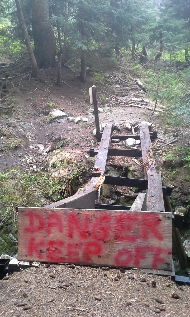 Some surprises on the first half of #kneeknacker. @WoodpeckerMax, want to come up for a course tour?