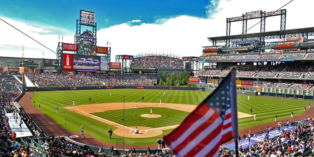 MLB's tweet image. America, the beautiful.