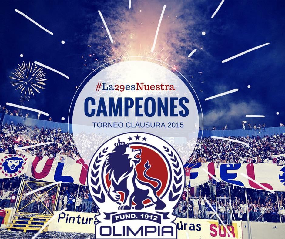 Galeas on Twitter "Olimpia Campeon !!!!! olimpia clubolimpia 