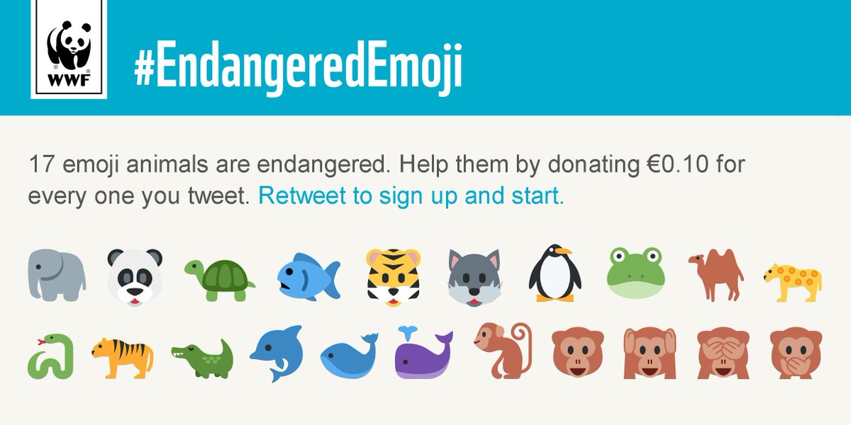 ZoltanPaksy's tweet photo. “@WWF: We're using #EndangeredEmoji to save real animals from extinction. Please retweet to sign up and help. http://t.co/0Zsw632fzT”