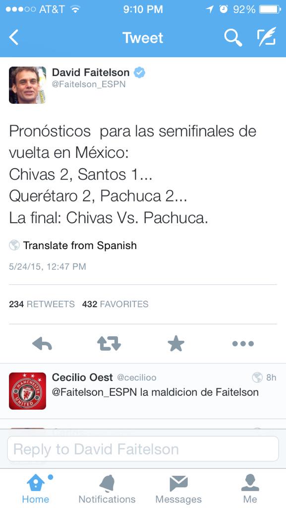 pcflores13's tweet photo. A este Pendejo ya que lo despidan por Wey!!! @rafaramosESPN .... @Faitelson_ESPN No Da Una Carajo! @SantosLagunFans http://t.co/ICqy7sUDM7