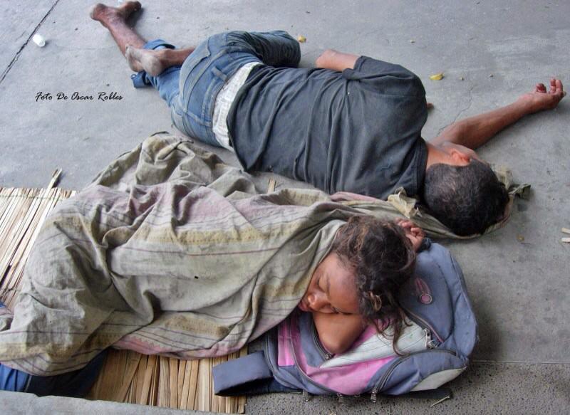 GetThemHousing's tweet photo. How many human rights violations can you see in this picture? Sad reality #getthemhousing http://t.co/l2YkkE8W52
