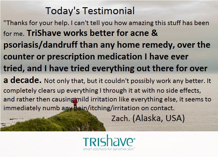 Trishave's tweet photo. No fancy promises, TriShave simply WORKS! #customerexperience #bestshavingcream #acneproblems #psoriasis #shavingrash http://t.co/2NVx87sarb
