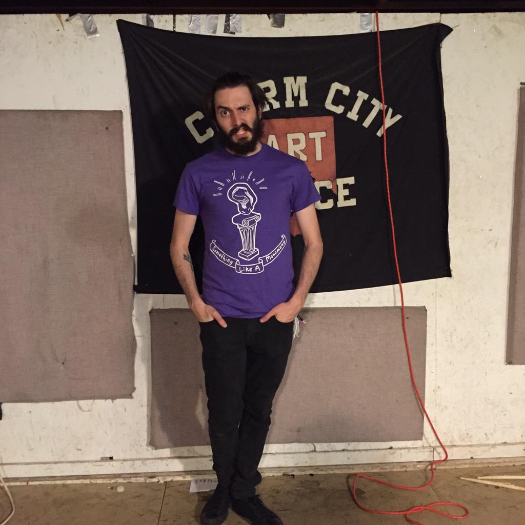 HowlishTheBand's tweet photo. reppin' our new friends @S_L_A_M__ at our show in Baltimore tonight 💪👂 http://t.co/udNrgc4igw
