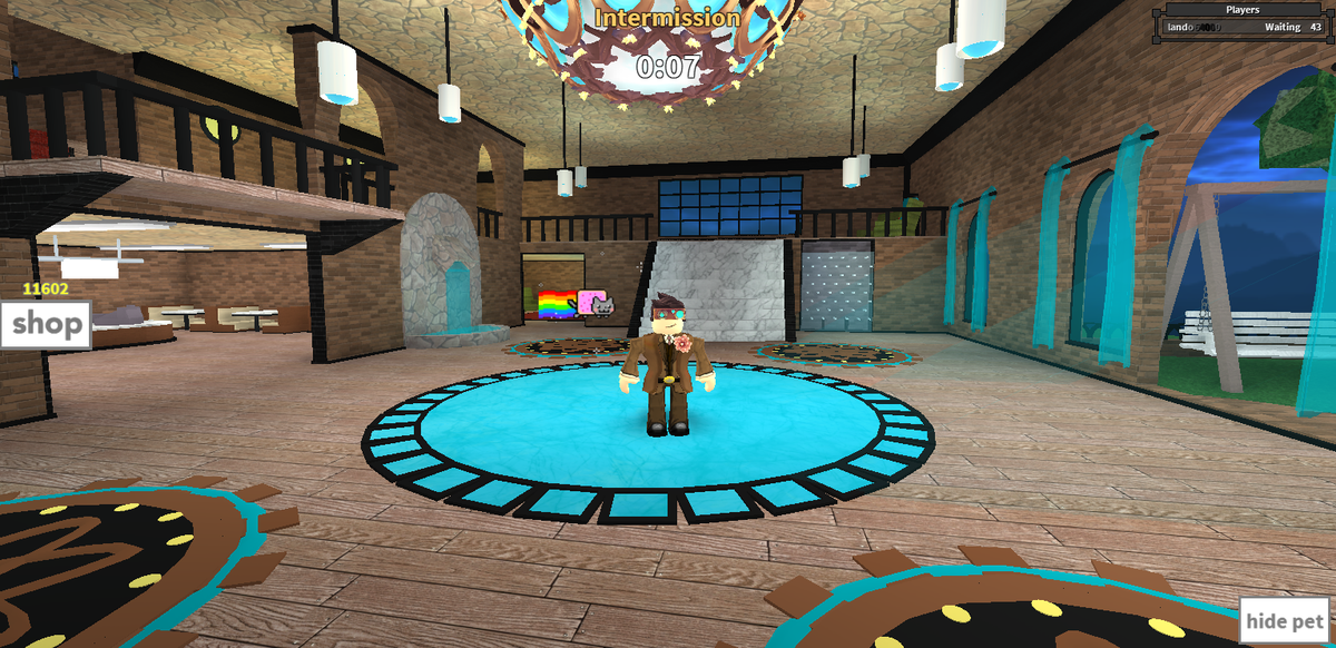 Lando On Twitter Chilling With Nyan Cat In The New Hide And Seek Lobby Http T Co Sfbttk1ze5 - roblox hide and seek lando
