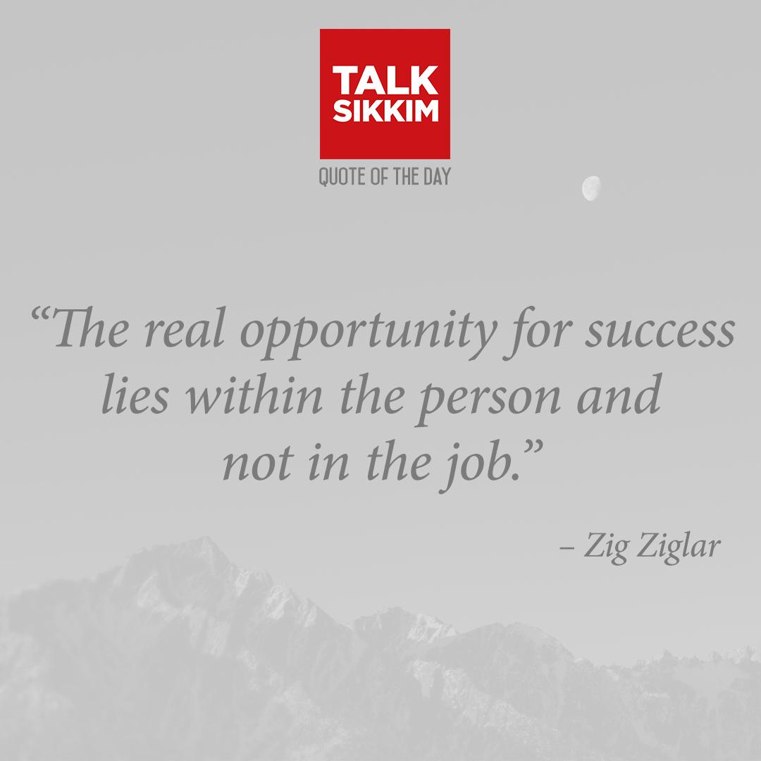 TalkSikkim's tweet photo. Quote of the Day. http://t.co/f8QRepYmEO